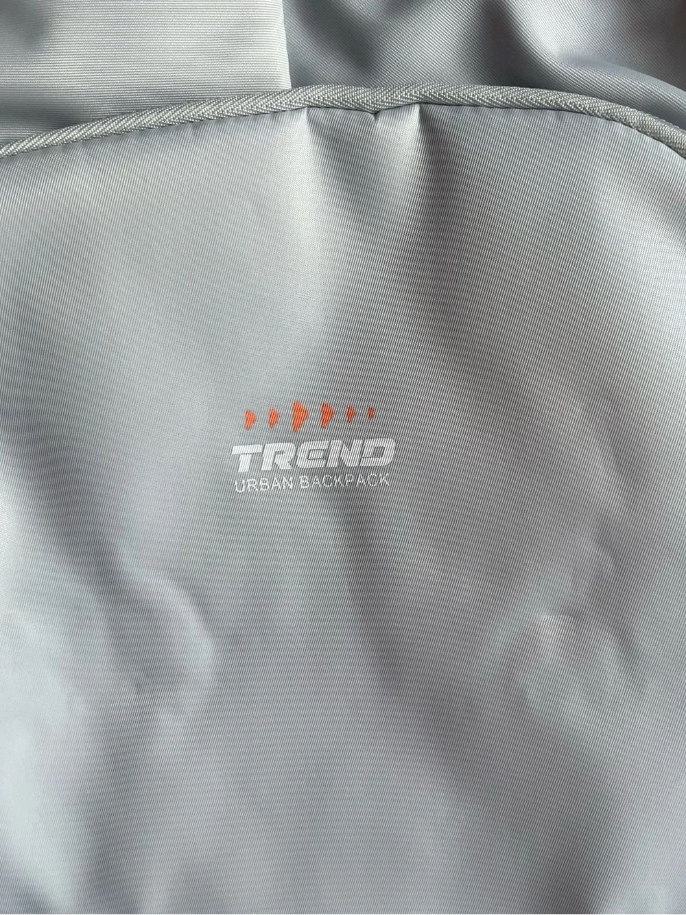 Grey gym bag w/ shoe department and cooler pocket